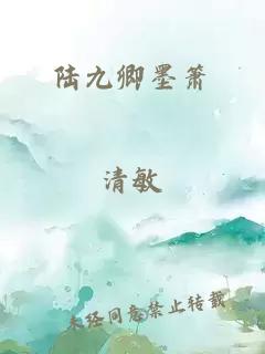 陆九卿墨箫